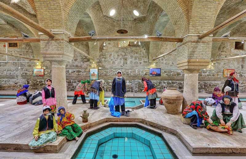 موزه مردم شناسی زنجان (رخت‌شوی خانه) یکی از جاهای دیدنی زنجان